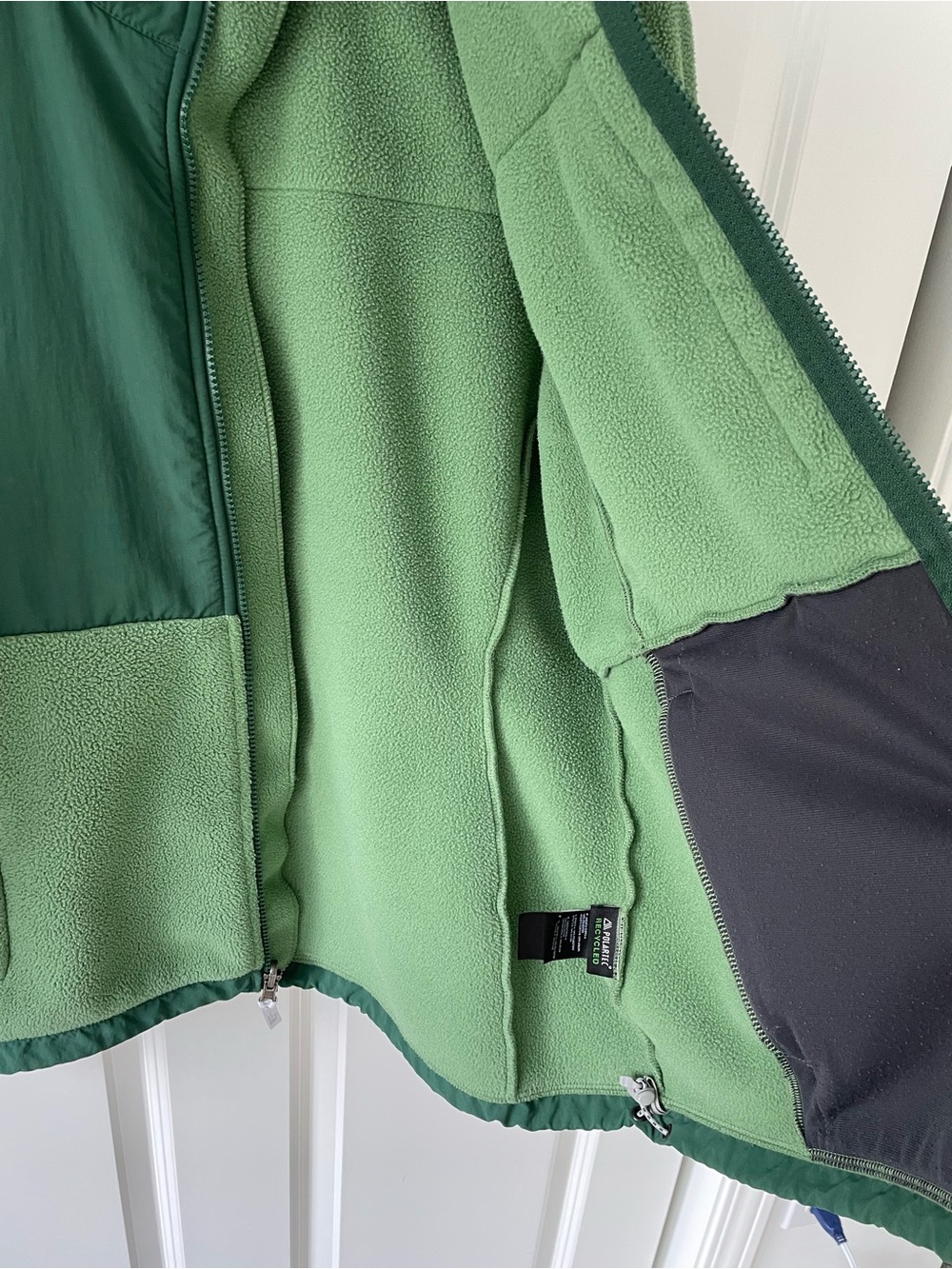 The North Face Denali Fleece Jacket Coat Green Womens Size Large - Picture 6 of 7